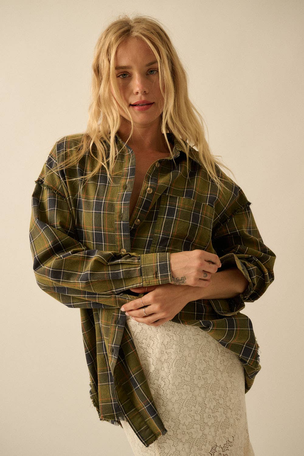 Ranger Shirt – Oversized Plaid Button-Down