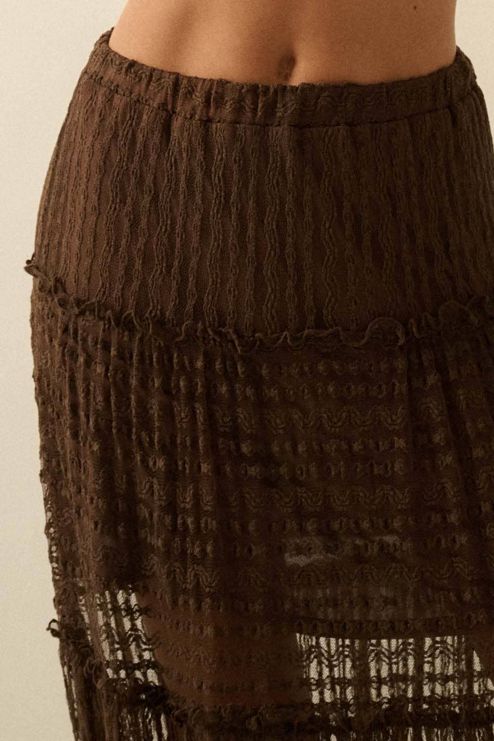 Paloma Skirt – Tiered Ruffle Maxi