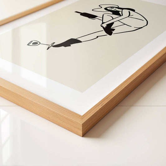 Balance Cowgirl Print