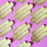 Willing to Discuss Books Sticker