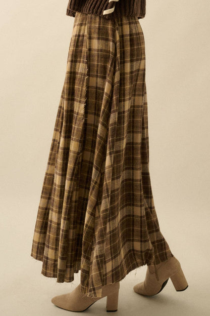 Dakota Skirt – Plaid Flannel Maxi