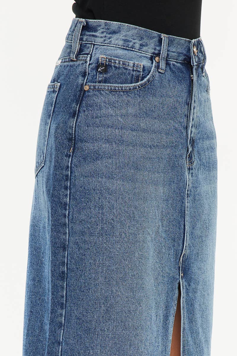 Harper Denim Maxi Skirt