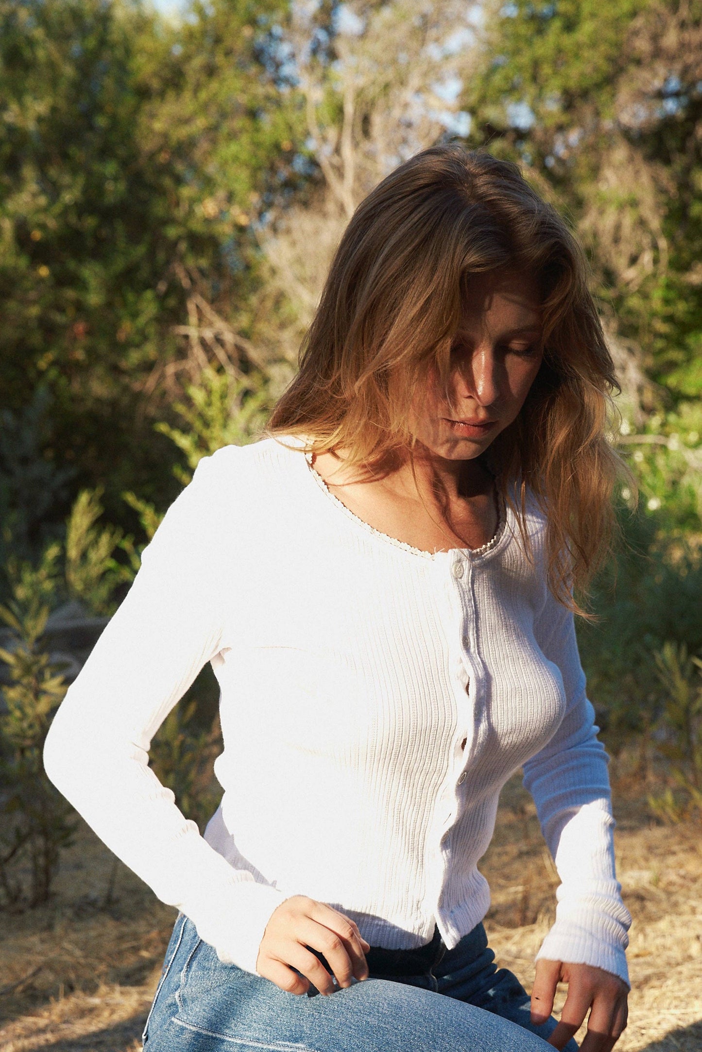 Llyria Pointelle Cardigan