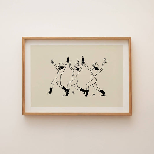 Western Wine Print | 8x10