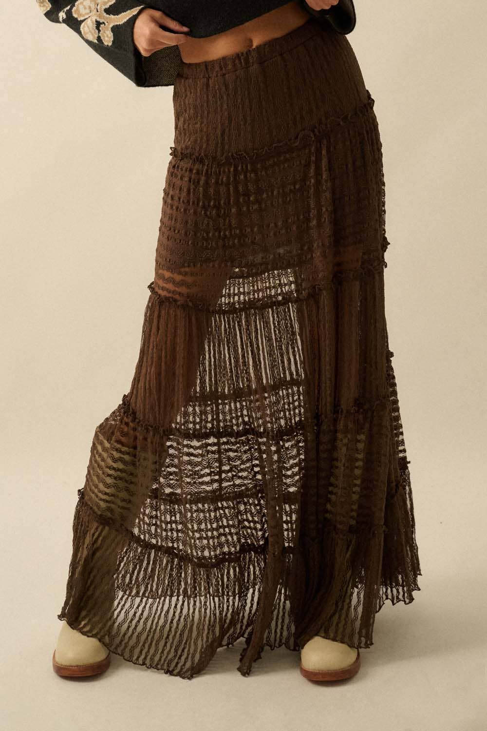 Paloma Skirt – Tiered Ruffle Maxi