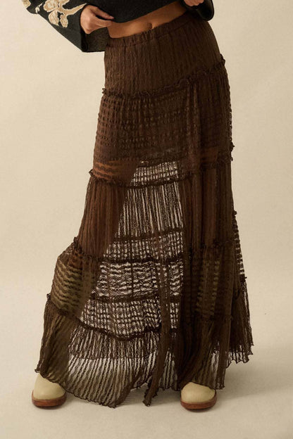 Paloma Skirt – Tiered Ruffle Maxi