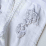 The Embroidered Rose Crew Sock