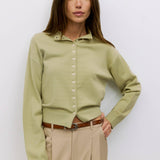 Kerry High-Neck Cardigan