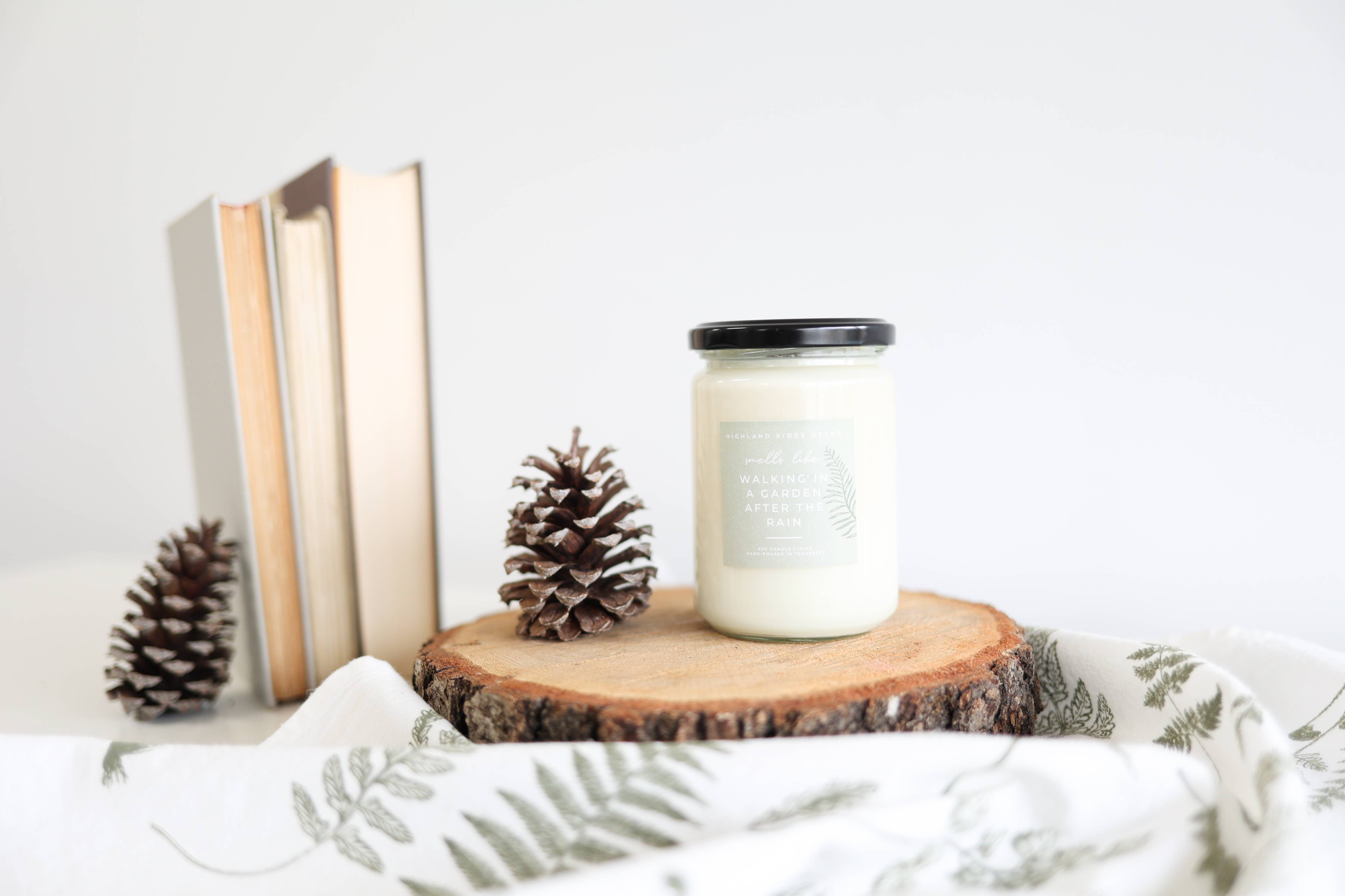 Walking In A Garden After The Rain | Wood Wick Soy Candle