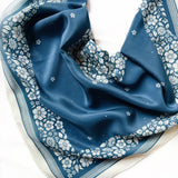 Flora West Printed Silk Bandana