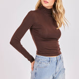 Oak Turtleneck Top
