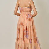 Peach Tree Midi Dress