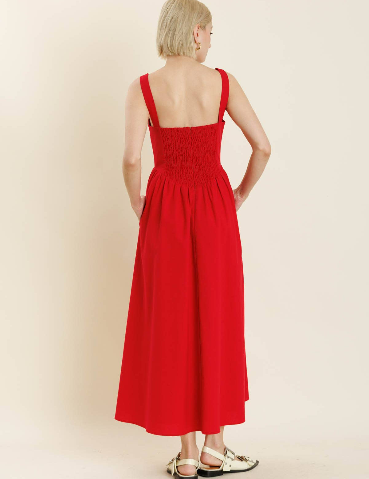 Cherry Pie Corset Maxi Dress