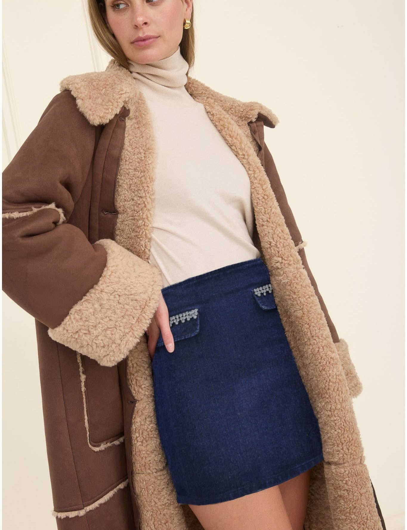 Doe River Shearling Coat