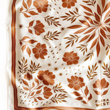 Flora West Printed Silk Bandana