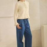 Lemon Drop Ruffle Cardigan