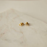 Mini Crescent Moon Studs