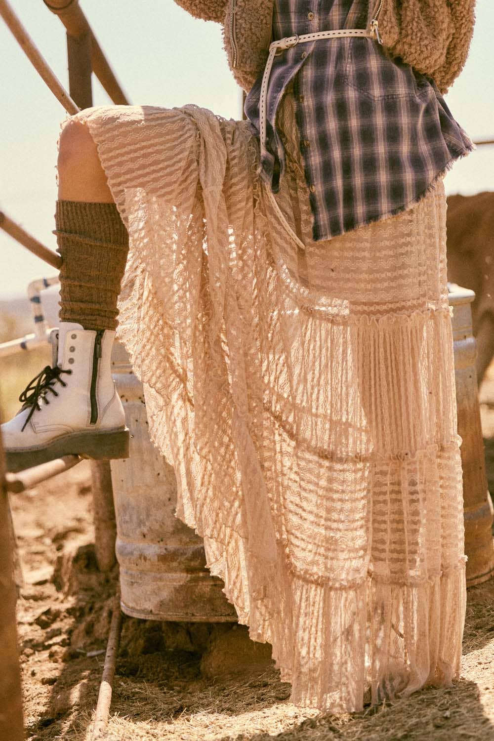 Paloma Skirt – Tiered Ruffle Maxi