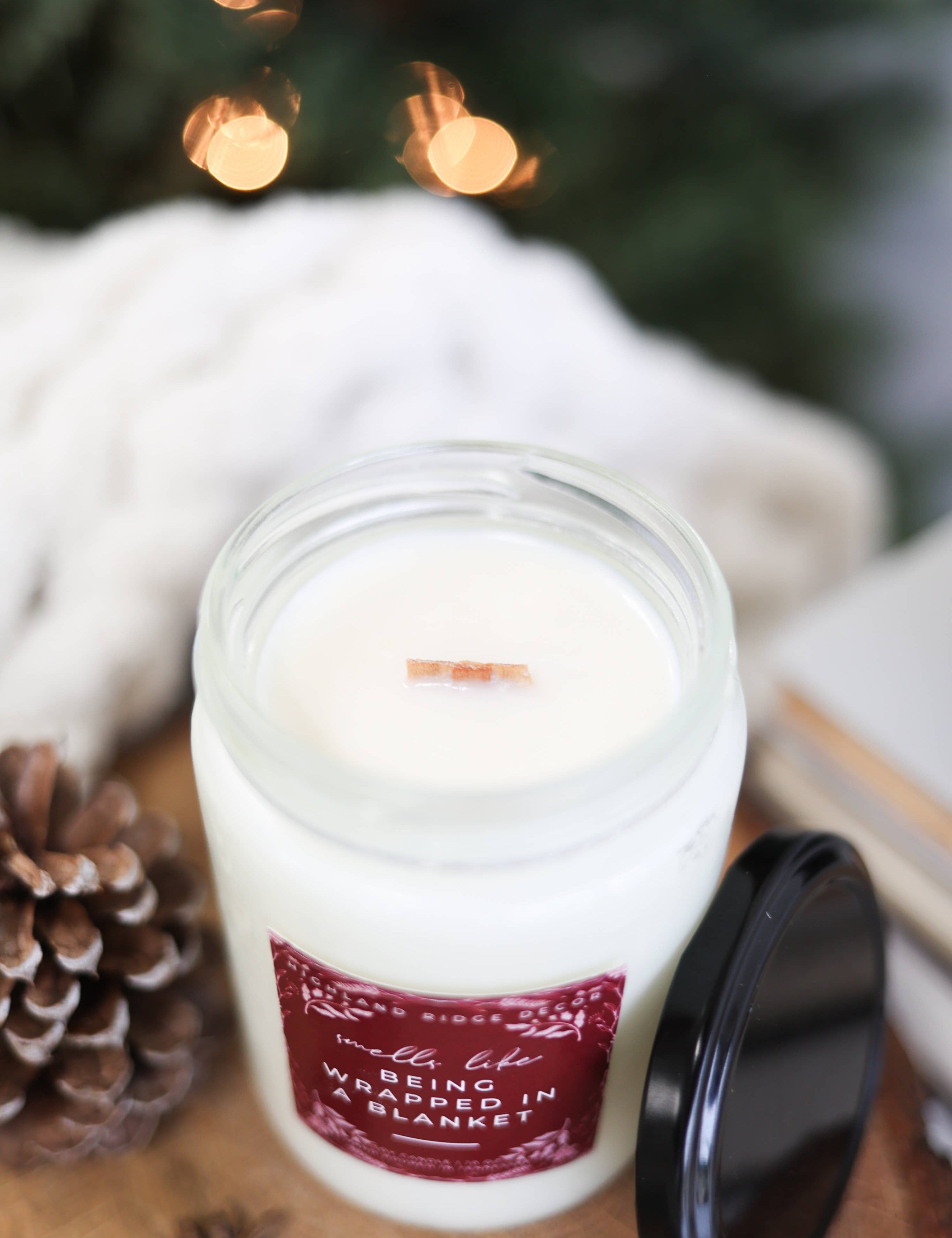 Being Wrapped in a Blanket Candle