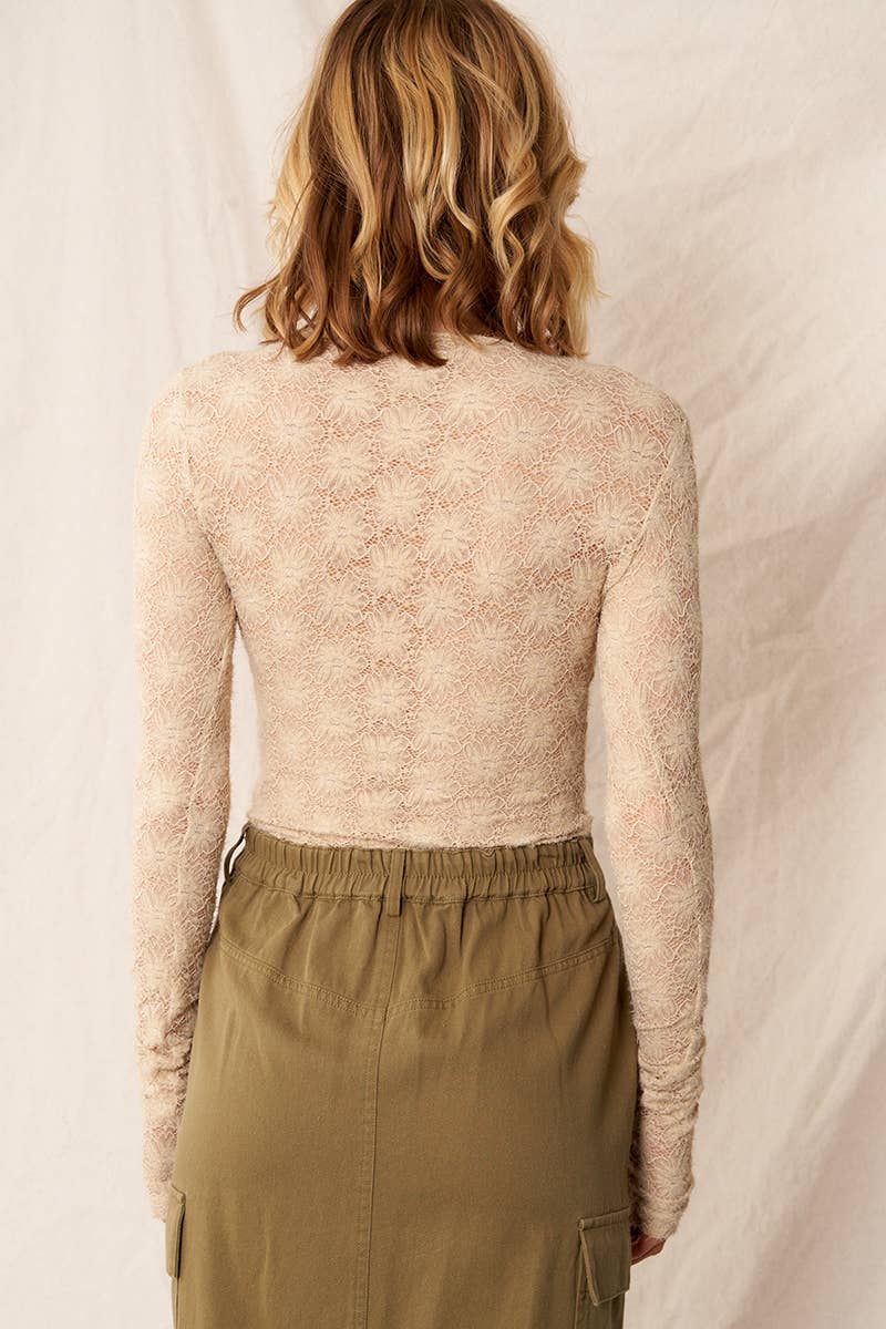 Wildflower Lace Mesh Top