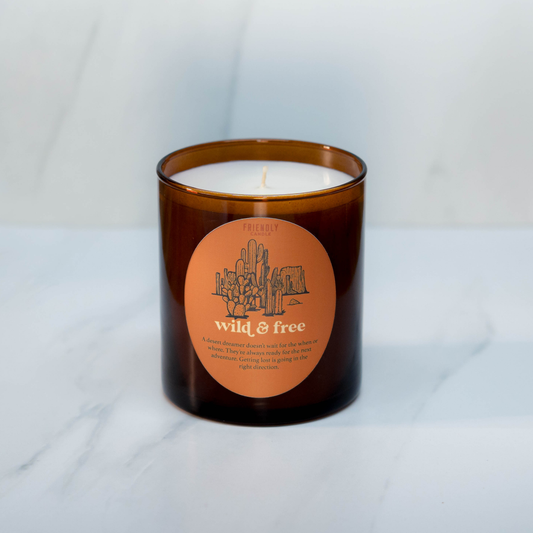 Wild & Free Soy Candle – Agave, Jade & Aloe