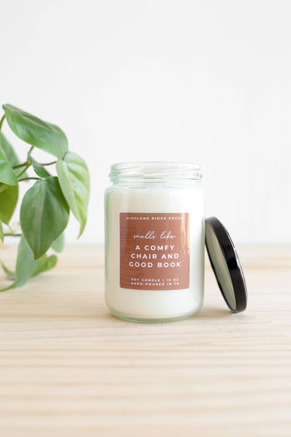 A Comfy Chair and Good Book Candle