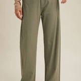 Olive Woven Pants