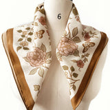Flora West Printed Silk Bandana