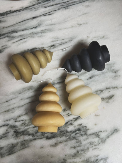 Natural Beeswax Tree Candle