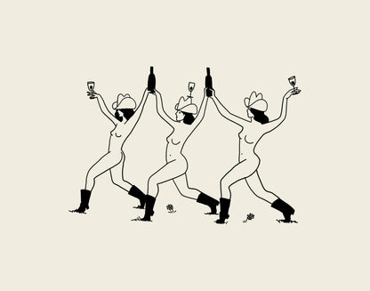 Western Wine Print | 8x10