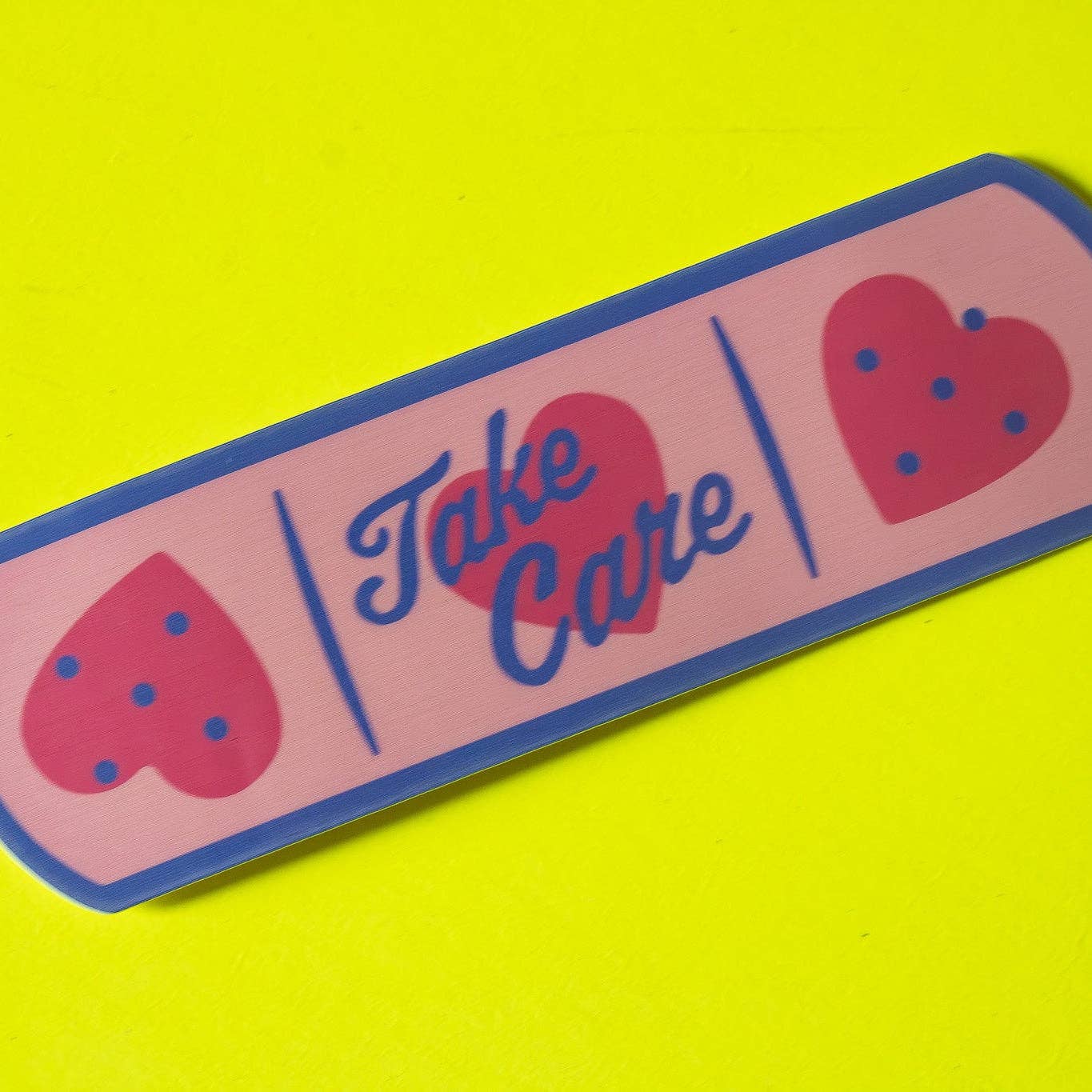 Take Care Bandaid Sticker