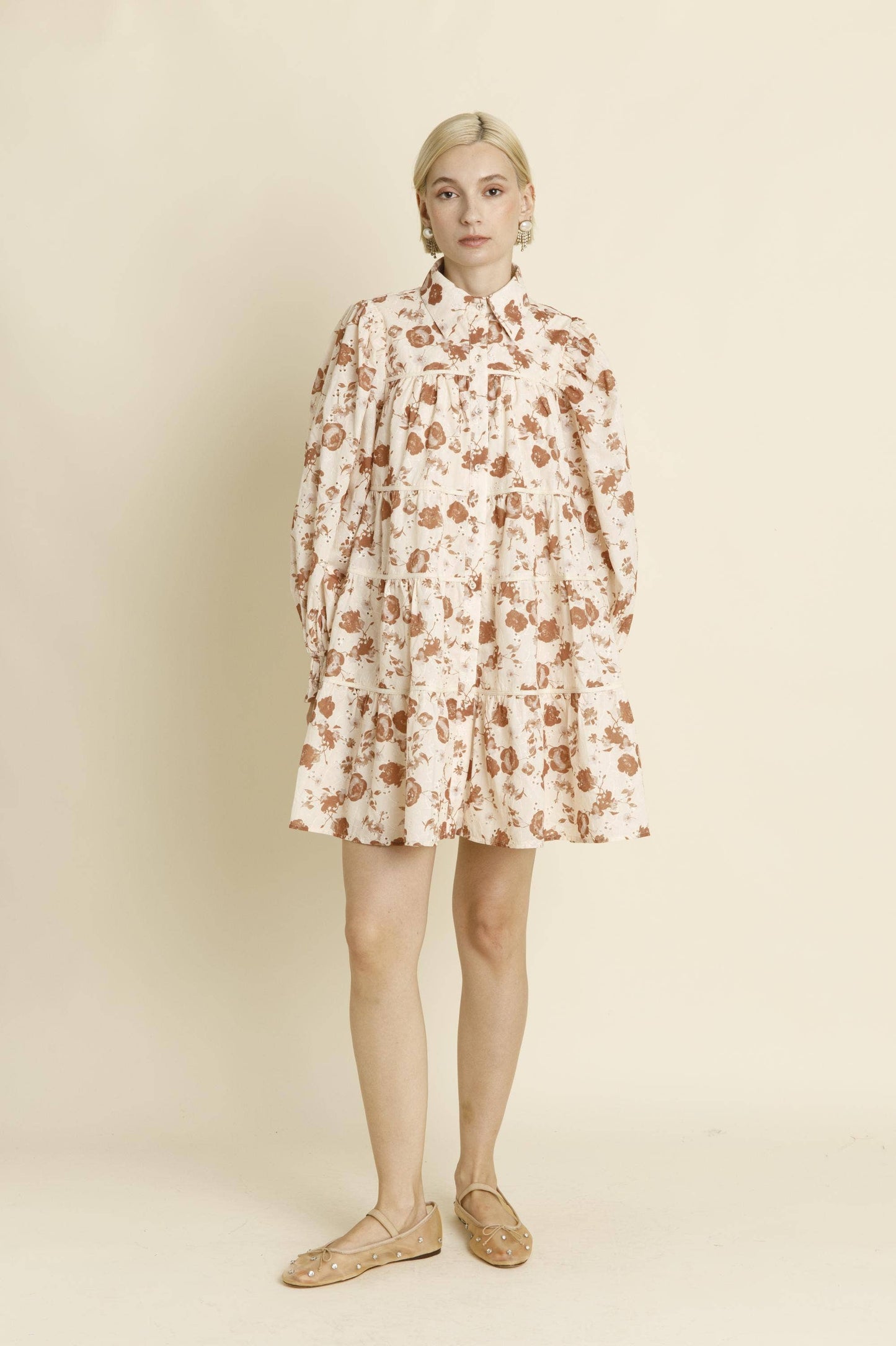 Meadowlark Embroidered Mini Dress