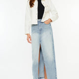 Harper Denim Maxi Skirt