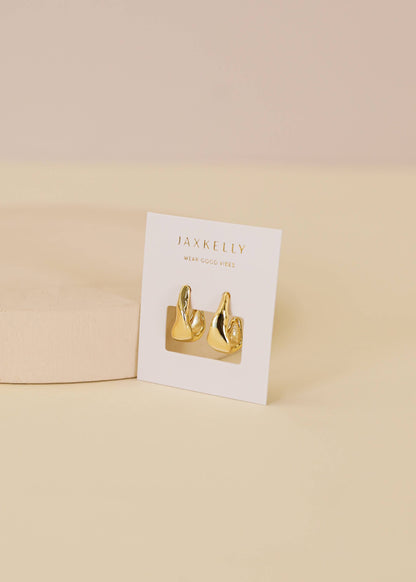 Ripple Hoops – Gold