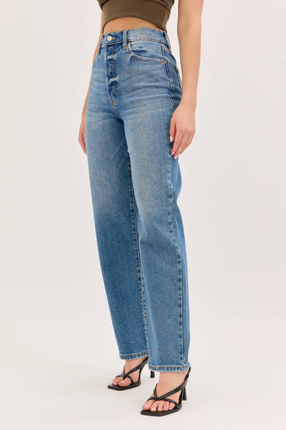 Byrd High-Rise Stovepipe Jeans
