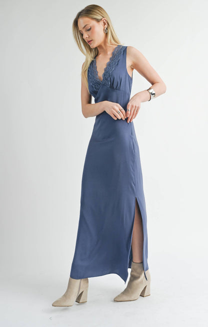 Fiona Lace-Detail Slip Dress