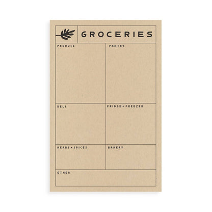 Grocery List Notepad