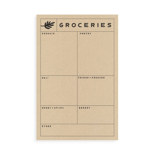 Grocery List Notepad