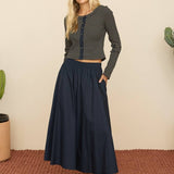 Commons Relaxed Midi Skirt