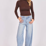 Oak Turtleneck Top