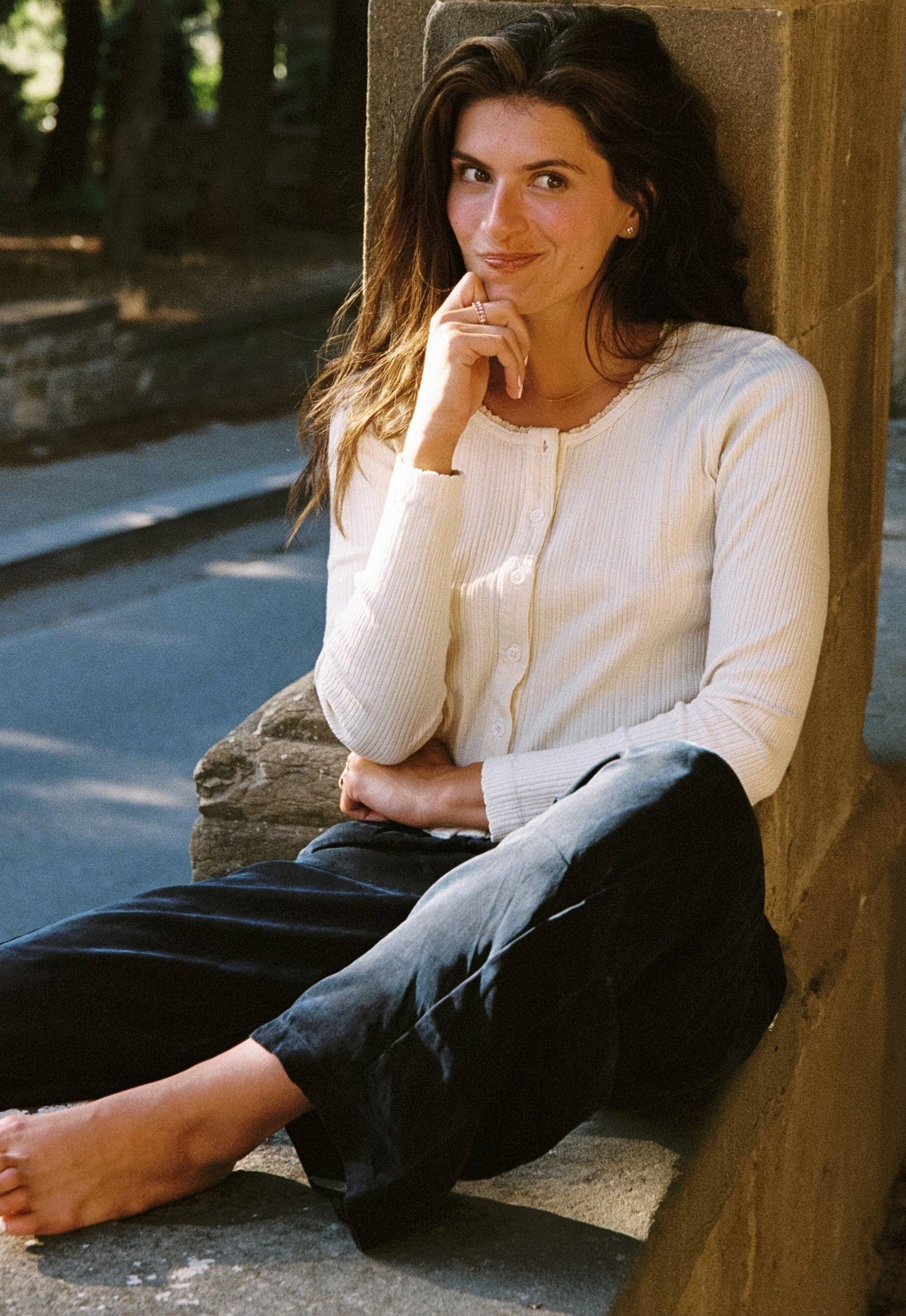 Llyria Pointelle Cardigan