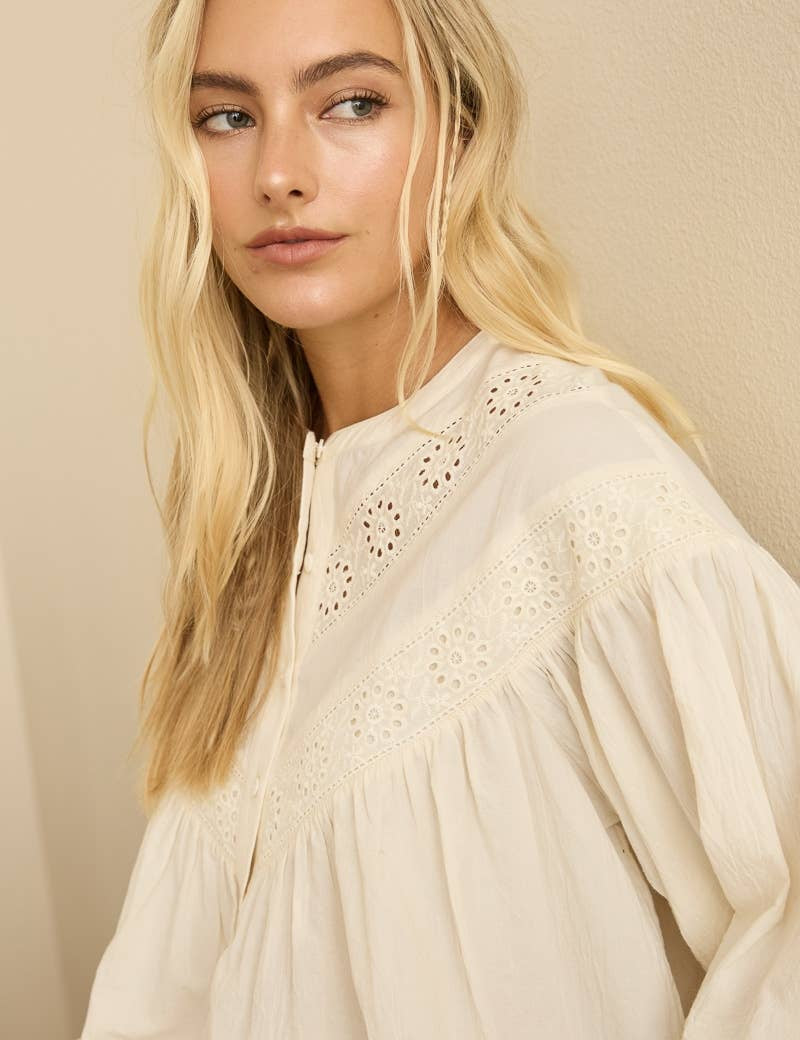 Sunday Best Eyelet Blouse