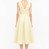 Ischia Butter Yellow Midi Dress