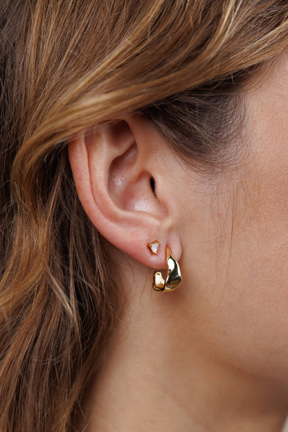 Ripple Hoops – Gold