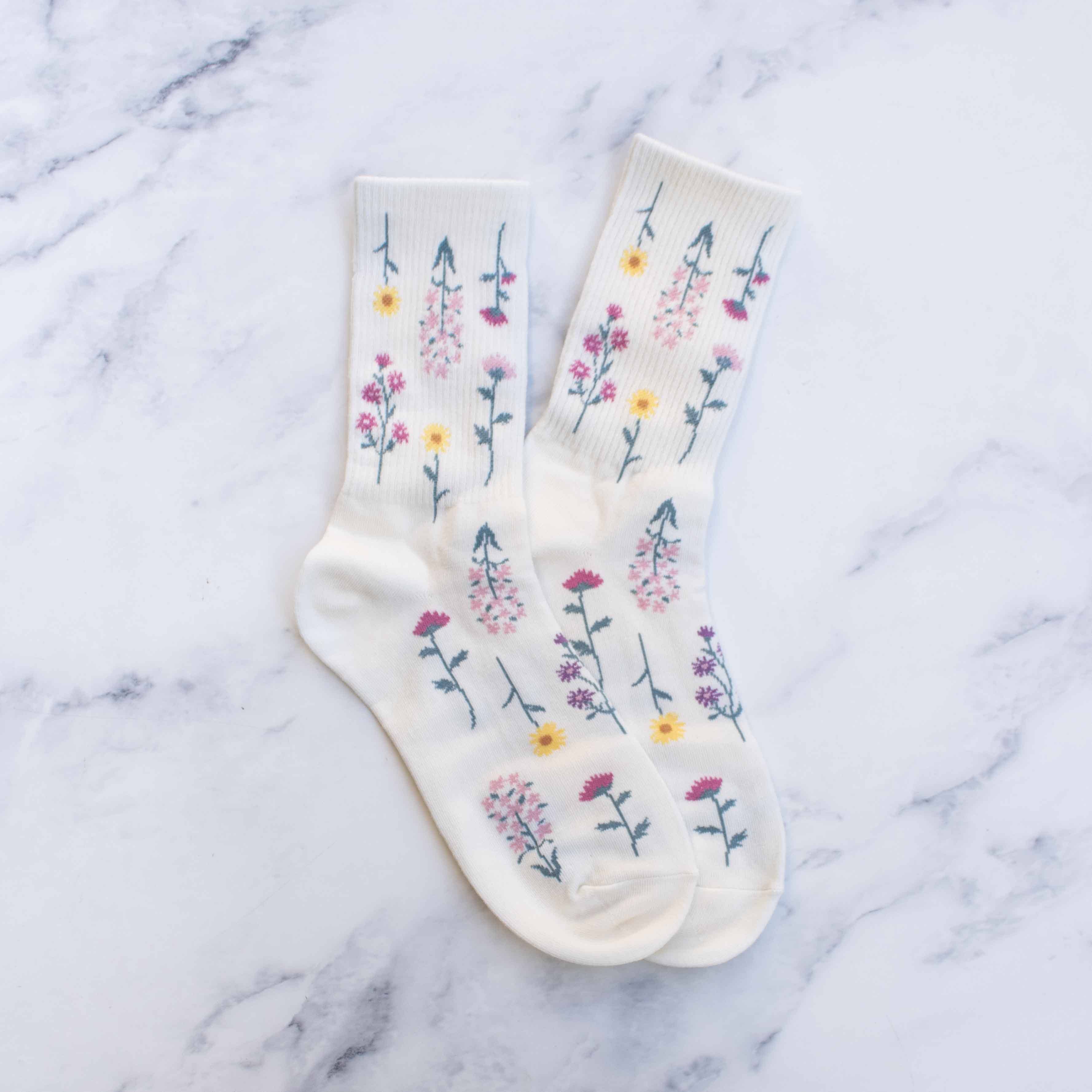 Botanical Garden Crew Socks