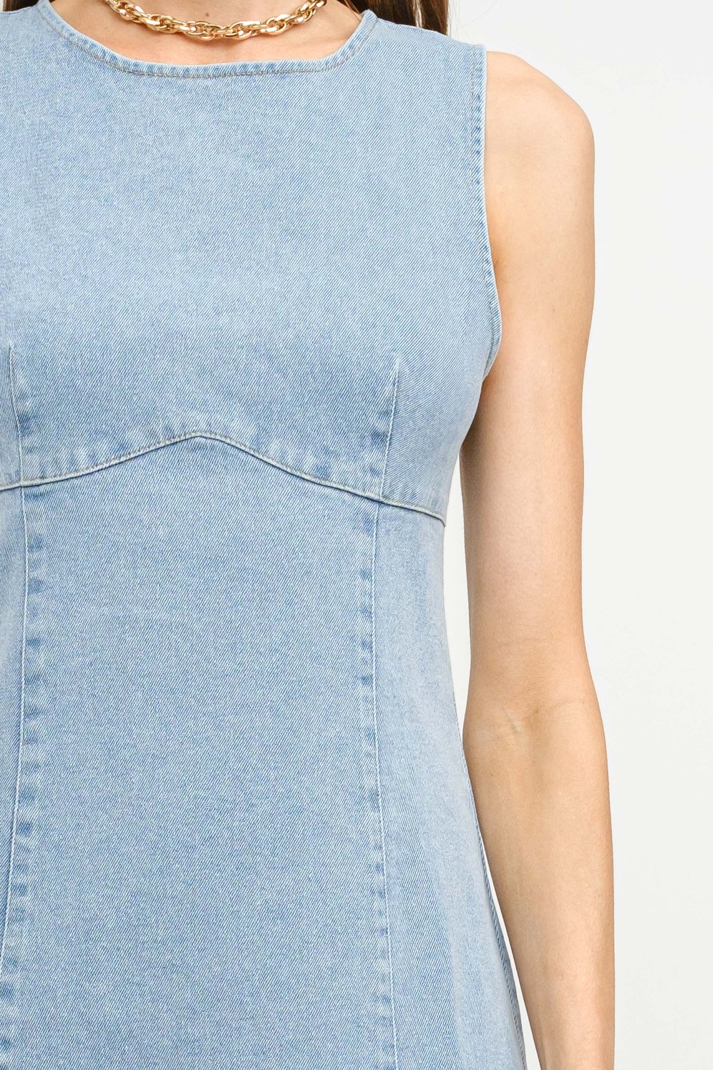 Colleen Denim Midi Dress