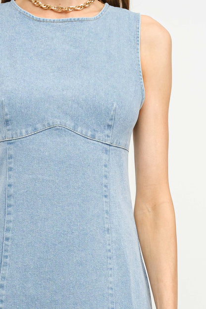 Colleen Denim Midi Dress
