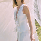 Hatteras Tie-Front Vest