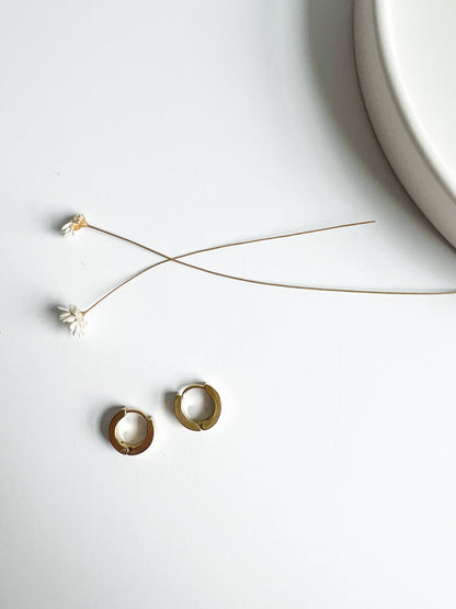 Small Gold Huggie Hoops