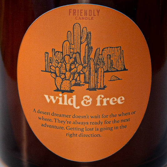 Wild & Free Soy Candle – Agave, Jade & Aloe